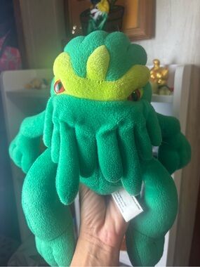 Green Cthulhu Plush Stuffed Animal Toy Beanie Sitting H. P. Lovecraft